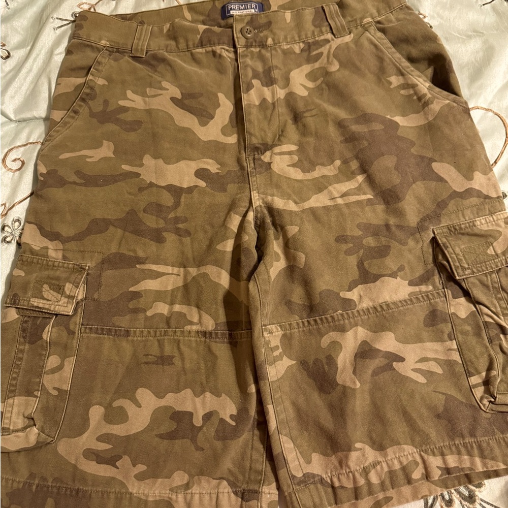 Camouflage “34” Cargo Shorts